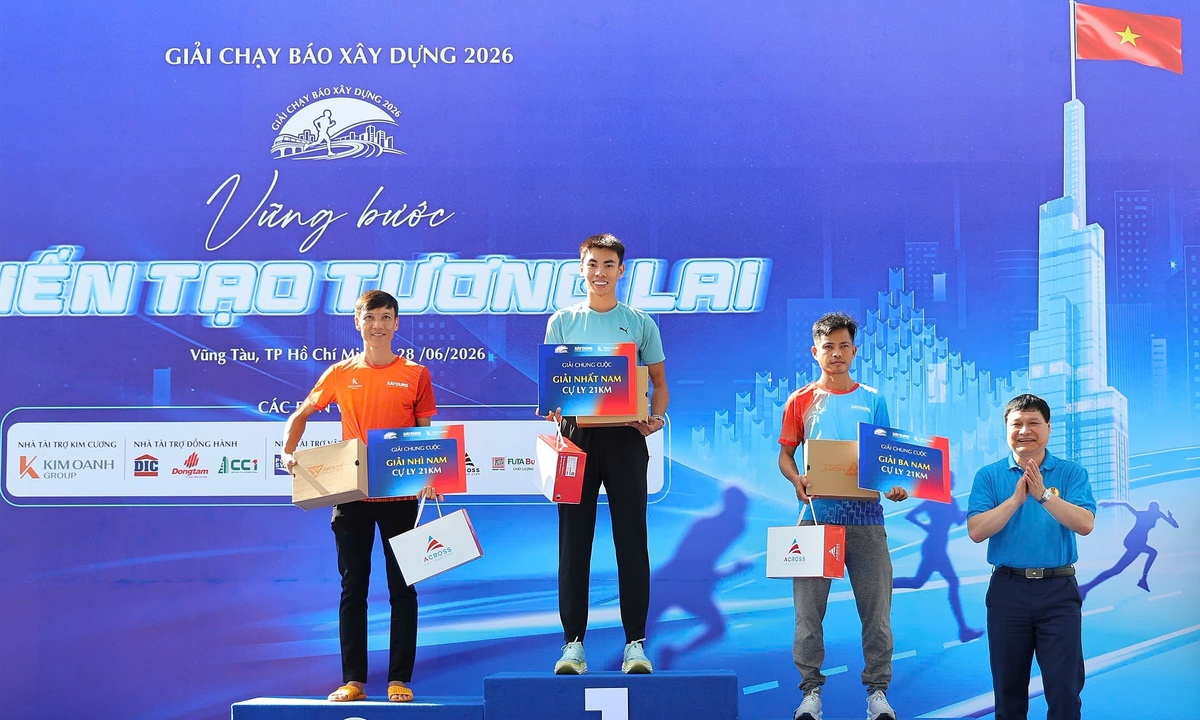 789BET baccarat và tinh thần thể thao: Anh Khôi vô địch giải chạy Báo Xây dựng 2026 - hình ảnh - 789betgame.com